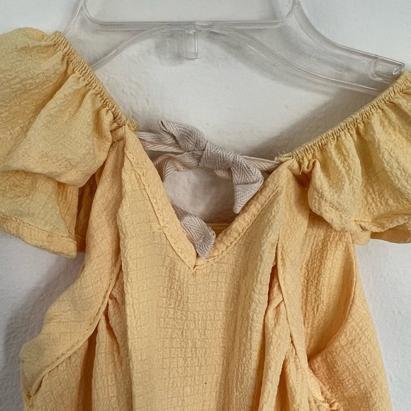 Tahari Girl 4T Yellow Sundress NWT - Picture 7 of 7